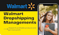 create and manage walmart dropshipping store