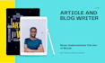 write clever SEO blog posts and articles for your website