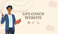 create a life coach website with modern and clean layouts