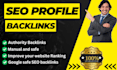 manual high quality domain authority SEO profile backlinks