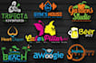 do a professional, unique 3d business logo design with copyrights