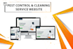 build pest control and cleaning service website