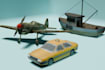 create retro low poly 3d asset packs psx, ps1, n64 style