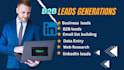 b2b lead generation   using linkedin sales navigator