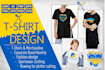 design a creative and custom tshirt design