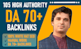 high quality dofollow SEO backlinks with high da 90 authority link building