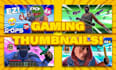 create an eye catching gaming thumbnail