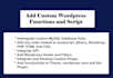 add new wordpress features and functionality