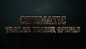 edit cinematic trailer teaser and opener