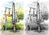 do architectural hand drawn rendering sketches