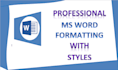 create, edit and format ms word documents