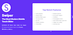 create responsive swiper js slider