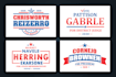 do modern political campaign logo