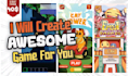 create a game for you in unity 2d or 3d, including assets without gen ai