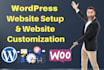 build wp ecommerce store and do woocommerce customization