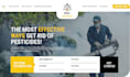 build fumigation website, pest control website, pest website, booking site