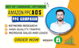 setup and manage amazon ppc advertising campaigns