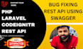 develop, fix bugs and upgrade laravel website