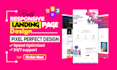 design responsive html landing page