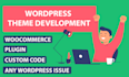 develop or customization your wordpress website