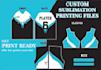 provide sublimation designs print ready files and fit in pattern