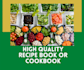 write a customized recipe book, cookbook and ebook