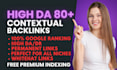 do high quality contextual SEO dofollow backlinks service