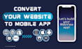 convert your website to app, android and ios webview app