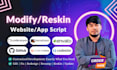 fix bugs, customize, add features to your website or web app