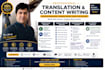 write SEO articles, proofread, and translate english, arabic