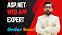 fix and develop the asp dot net mvc core web app for you