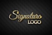 design 3d gold signature logo in 10hrs