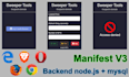 build chrome, firefox, opera, brave and edge extension with backend