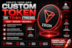 create crypto coin on tron chain