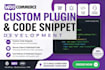 develop, customize or fix woocommerce plugin, snippet, theme
