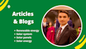 write articles on solar cell, solar energy and renewable energy for your website