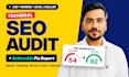 do technical SEO audit and complete website audit report