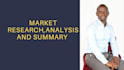 provide a comprehensive market research, analysis and summary