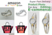 do amazon product photo editing, white or cut out background