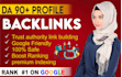 90 da profile dofollow whitehat SEO backlinks
