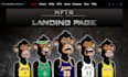 build nft landing page design, nft website design, nft landing page develop