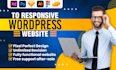 convert PSD to wordpress, HTML, xd, figma to wordpress