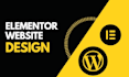 design or redesign advanced website using elementor pro