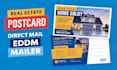 design editable real estate eddm, marketing mailer, postcard template in canva