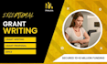 write a winning grant applications or grant proposal