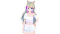 make your oc to 3d model anime style