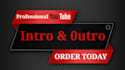 do youtube intro outro animated logo and end screen
