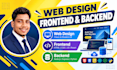 build a modern custom full stack website