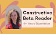 be your constructive feedback beta reader