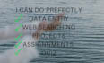 assit and help you in data entry, assignments and projects